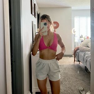 Hot Pink Tank Crop Top